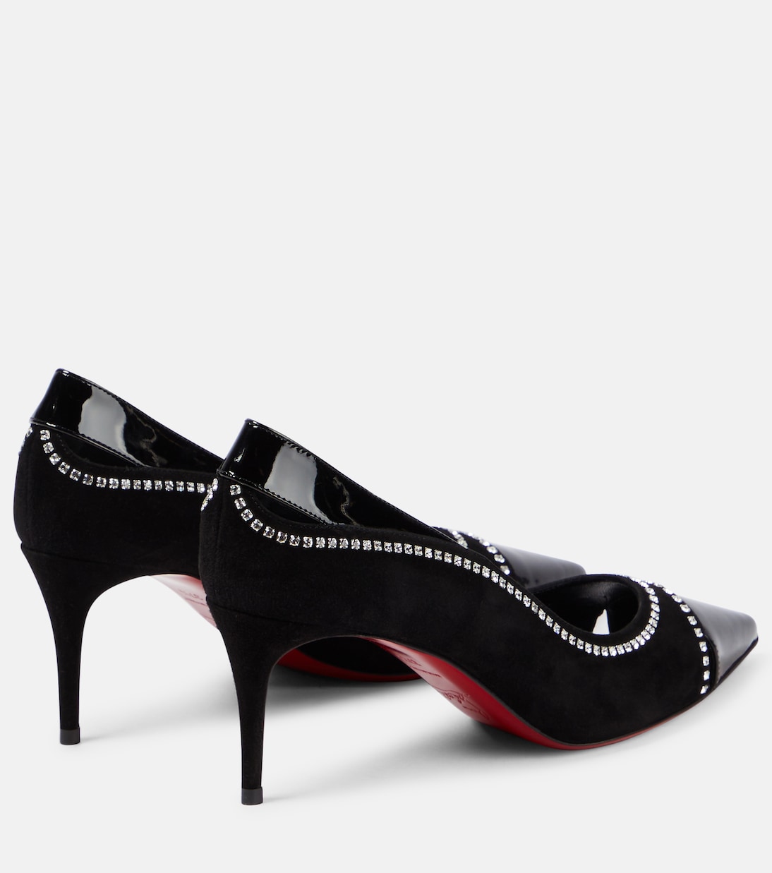 Duvette Strass 70 patent leather pumps | Christian Louboutin