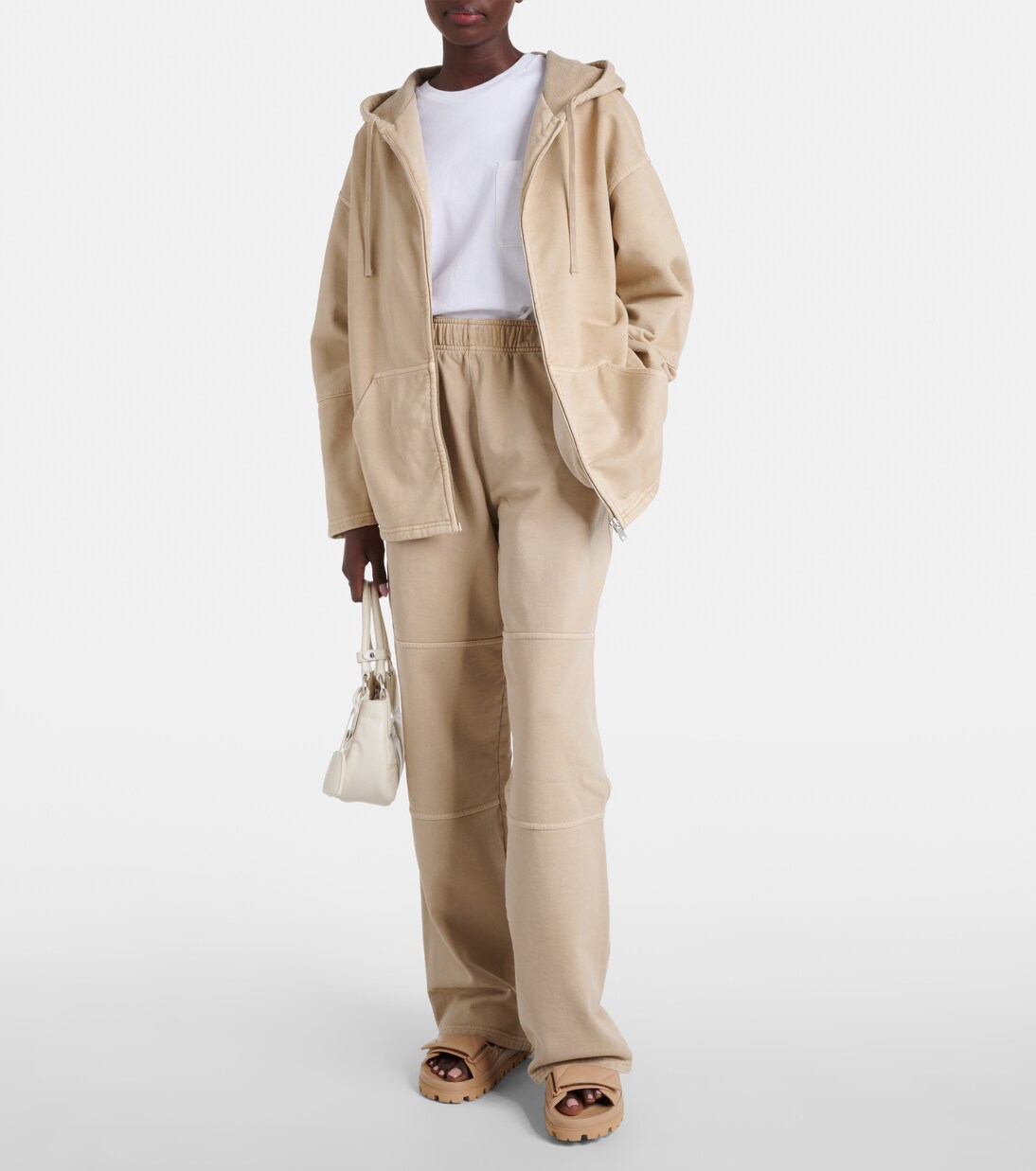 High-Rise-Jogginghose aus Baumwolle | Prada