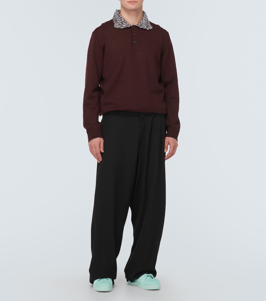 Sneakers Louis Junior Spikes aus Leder | Christian Louboutin