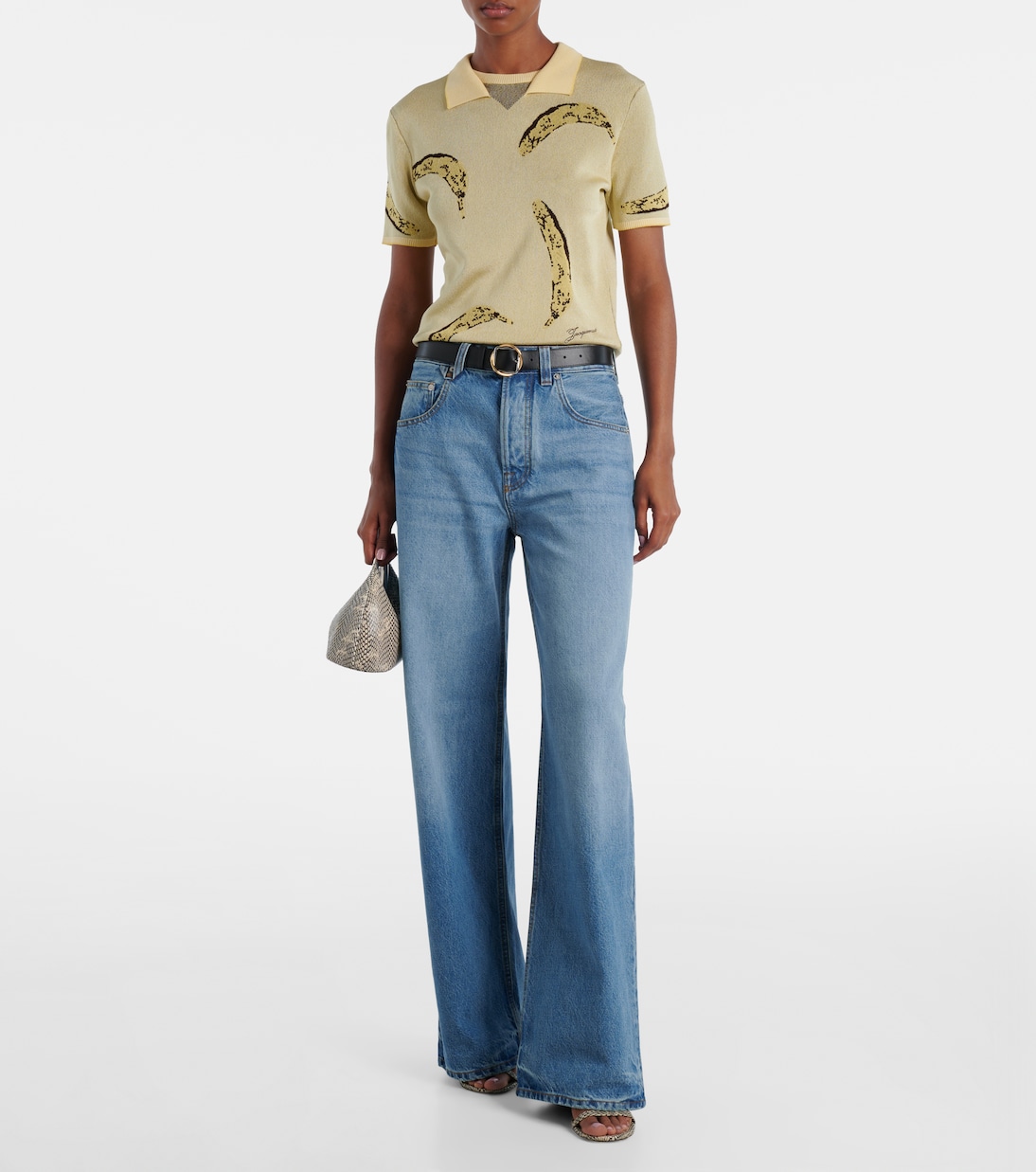 Le de-Nîmes Large wide-leg jeans | Jacquemus