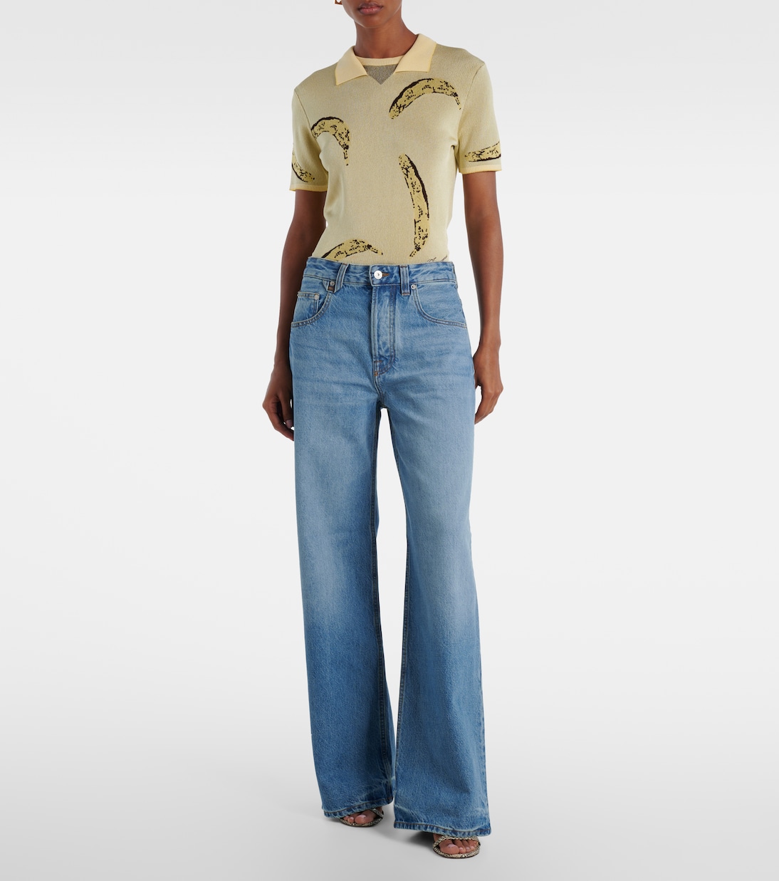 Le de-Nîmes Large wide-leg jeans | Jacquemus
