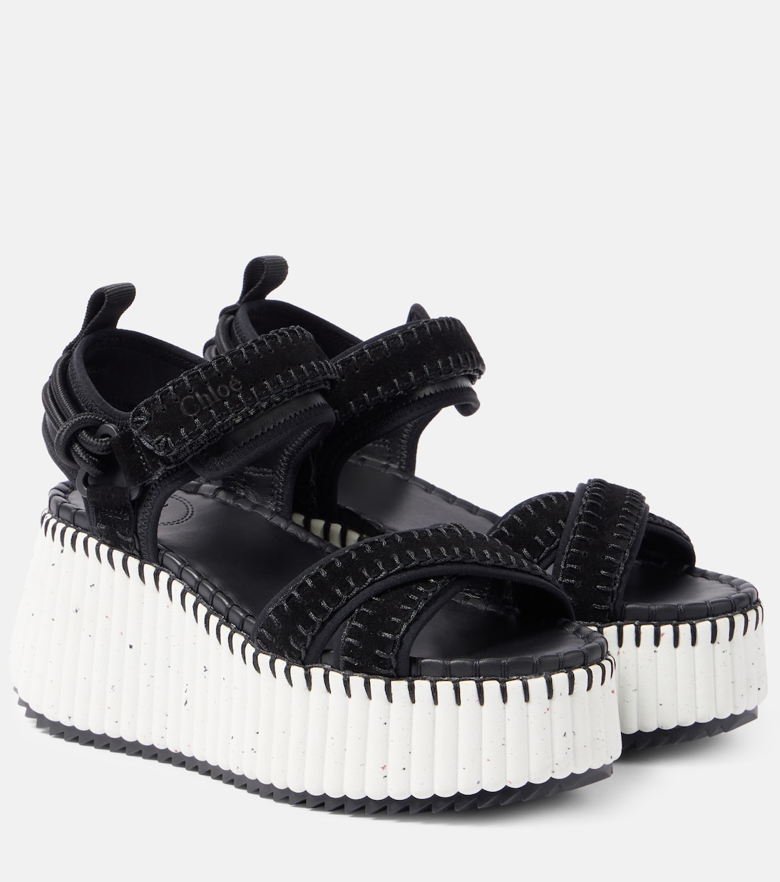 Nama suede platform sandals | Chloé