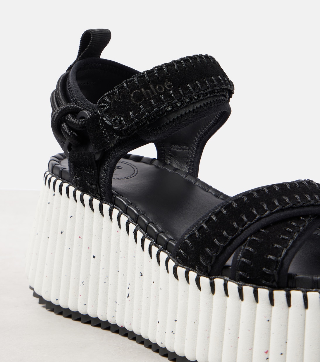 Nama suede platform sandals | Chloé