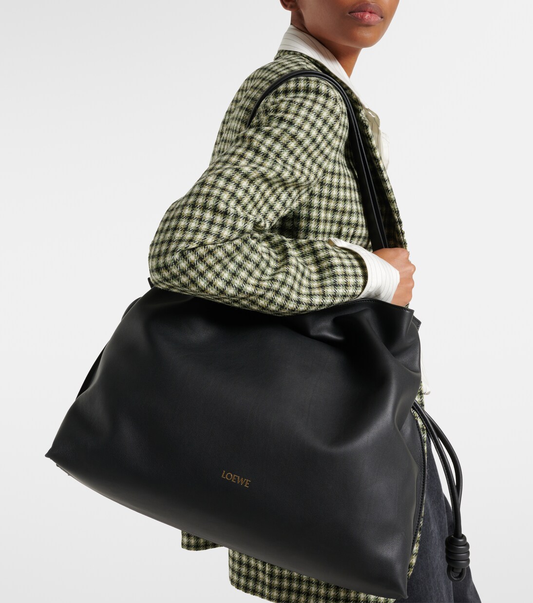 Flamenco XL leather clutch | Loewe