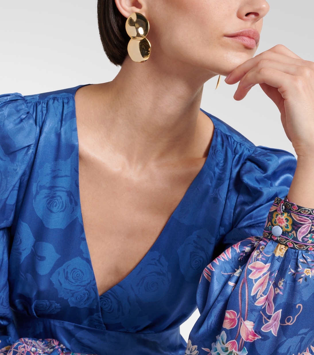 Issey 18kt gold-plated drop earrings | Jennifer Behr