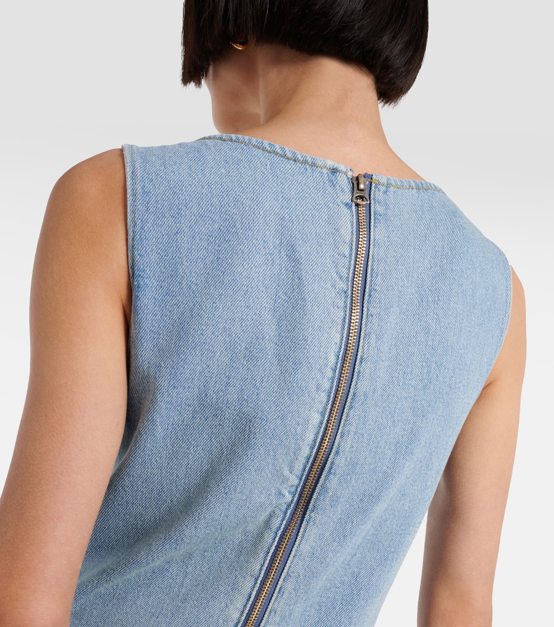 Western denim midi dress | Re/Done