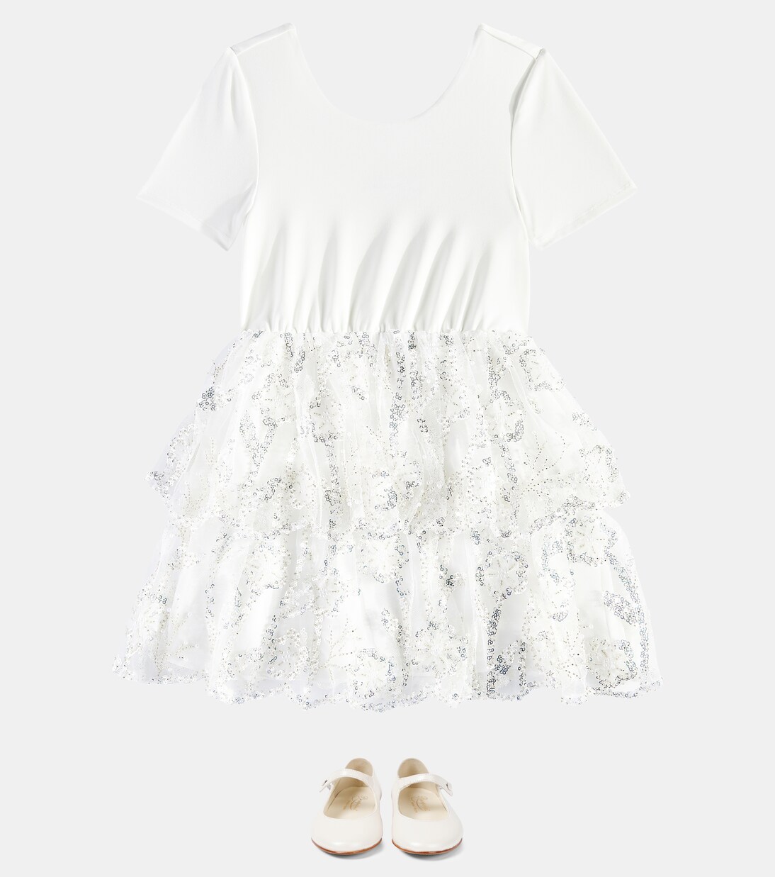 Robe en tulle à sequins | Self-Portrait Kids