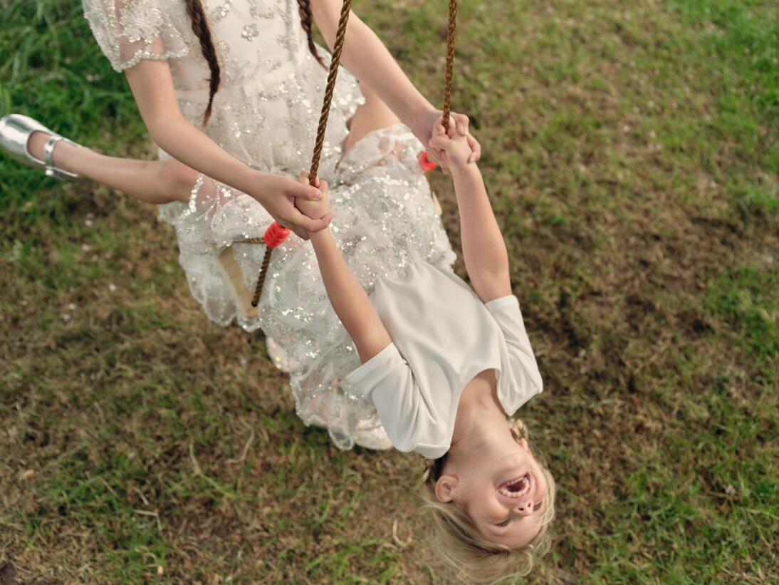 Robe en tulle à sequins | Self-Portrait Kids