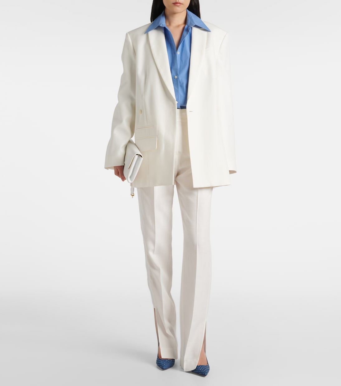 Verzierte Pumps Kate 85 aus Denim | Christian Louboutin