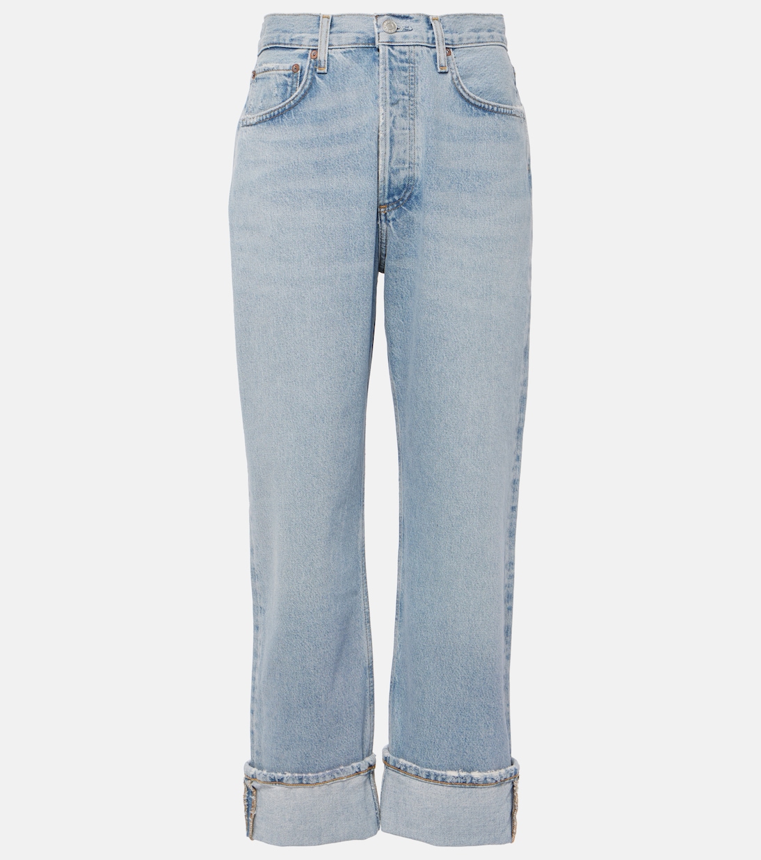 Mid-Rise Straight Jeans Fran | Agolde