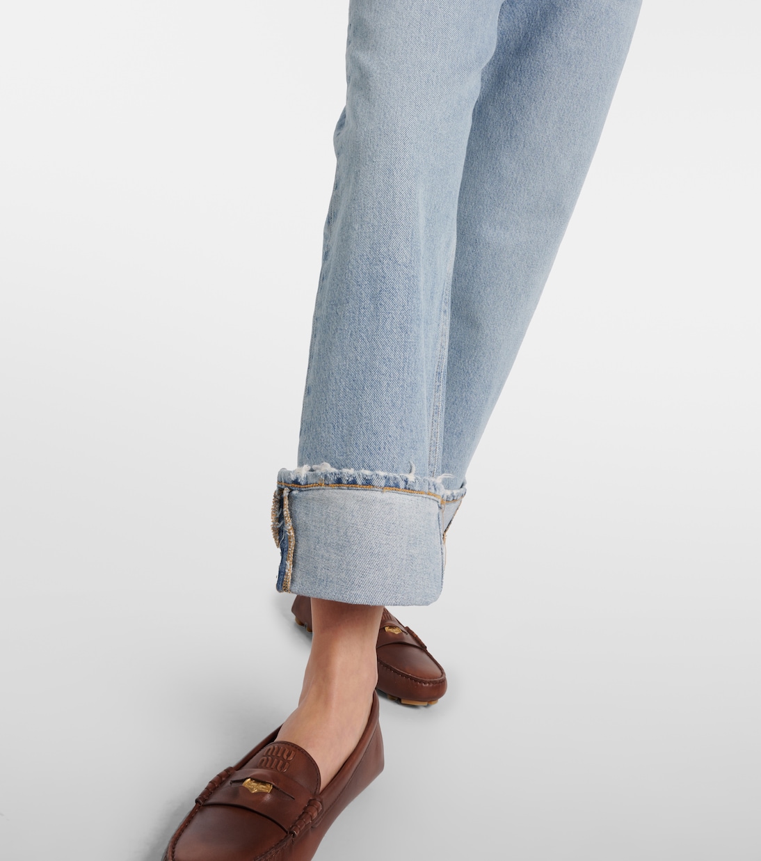 Mid-Rise Straight Jeans Fran | Agolde