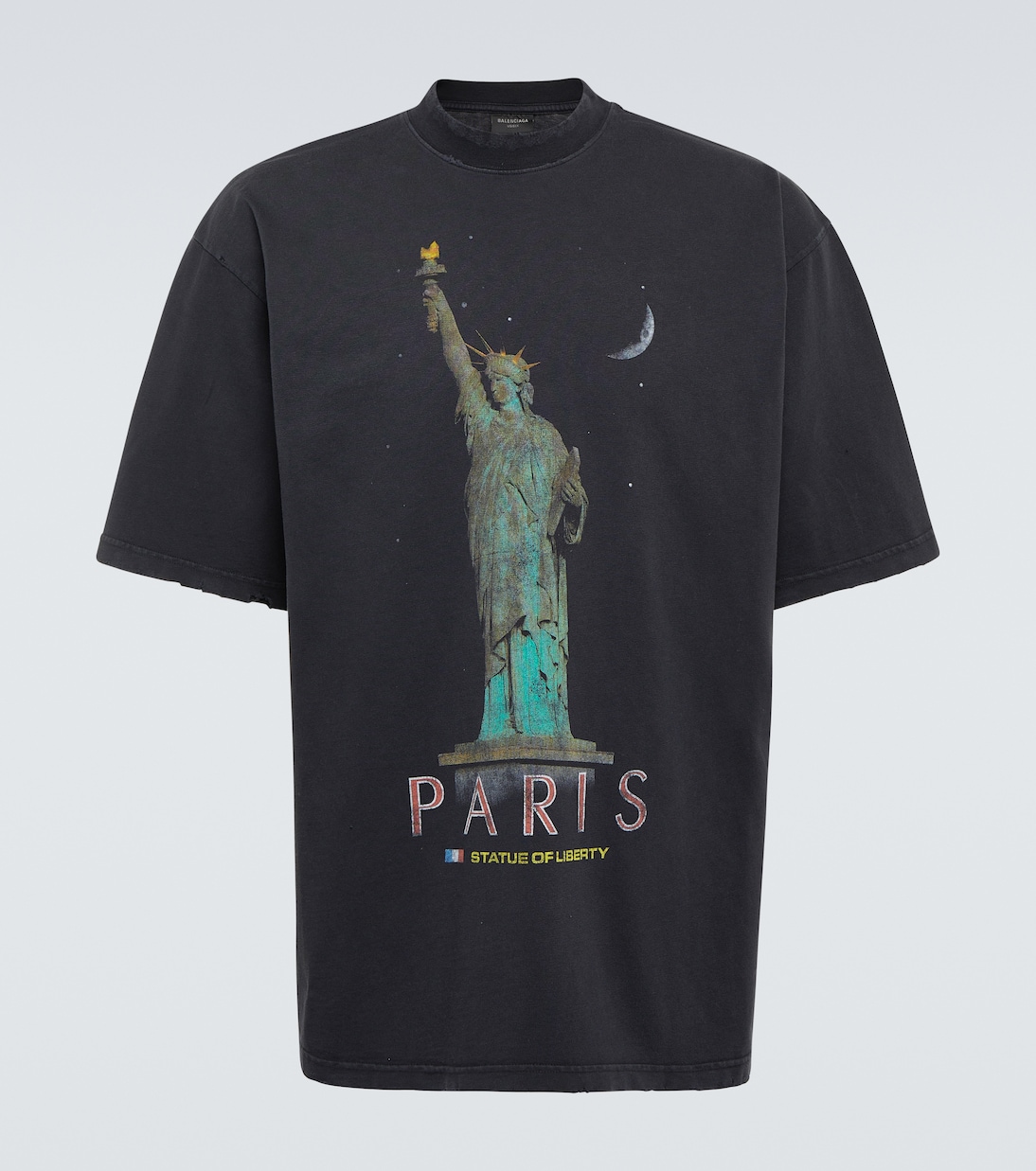T-Shirt Paris Liberty aus Baumwoll-Jersey | Balenciaga
