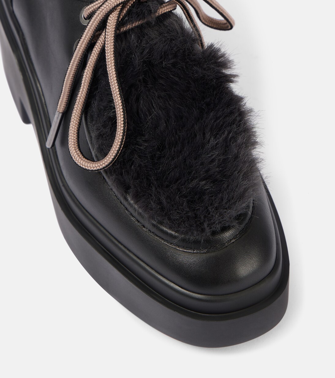 Norton leather platform flats | Clergerie