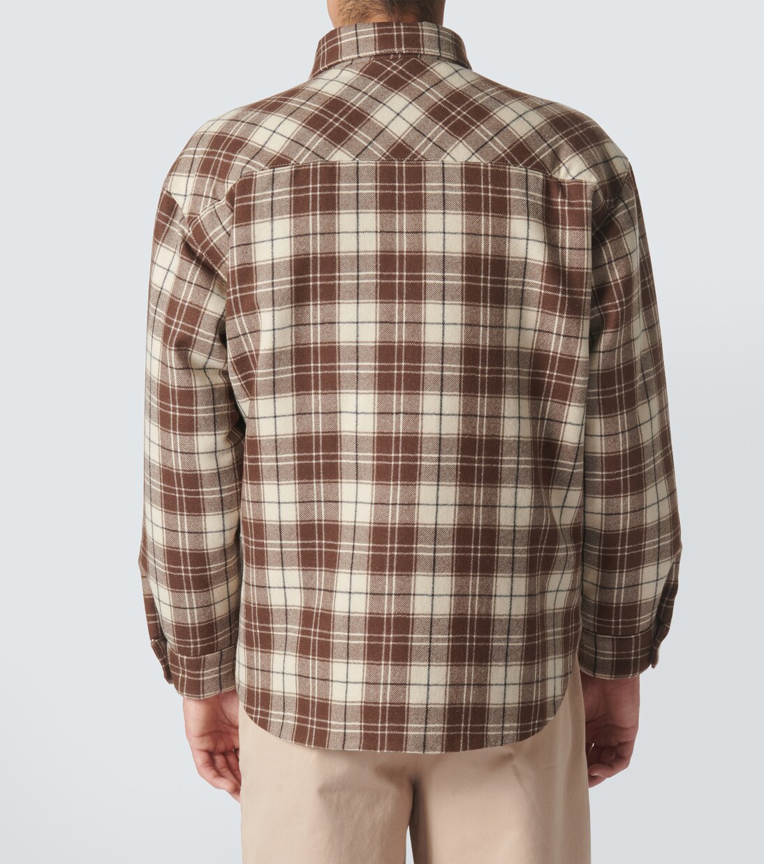 Veste en laine vierge à carreaux | Miu Miu