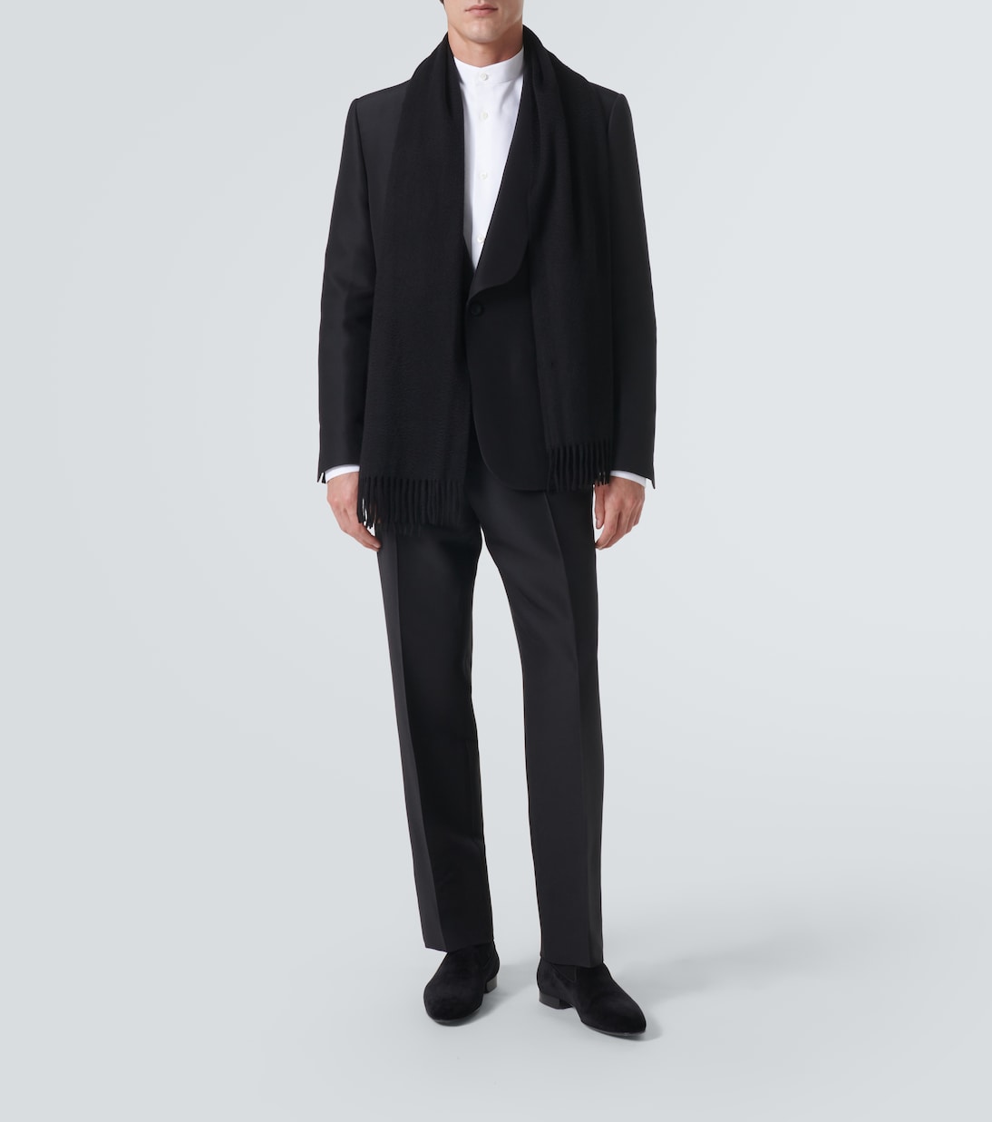 羊毛与真丝西装裤 | Loro Piana