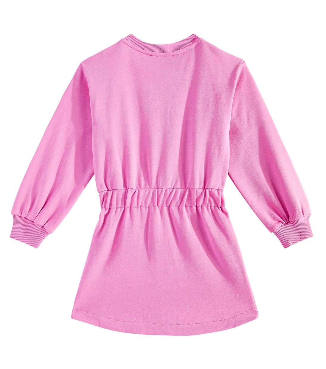 Robe sweat-shirt en coton à logo | Balmain Kids