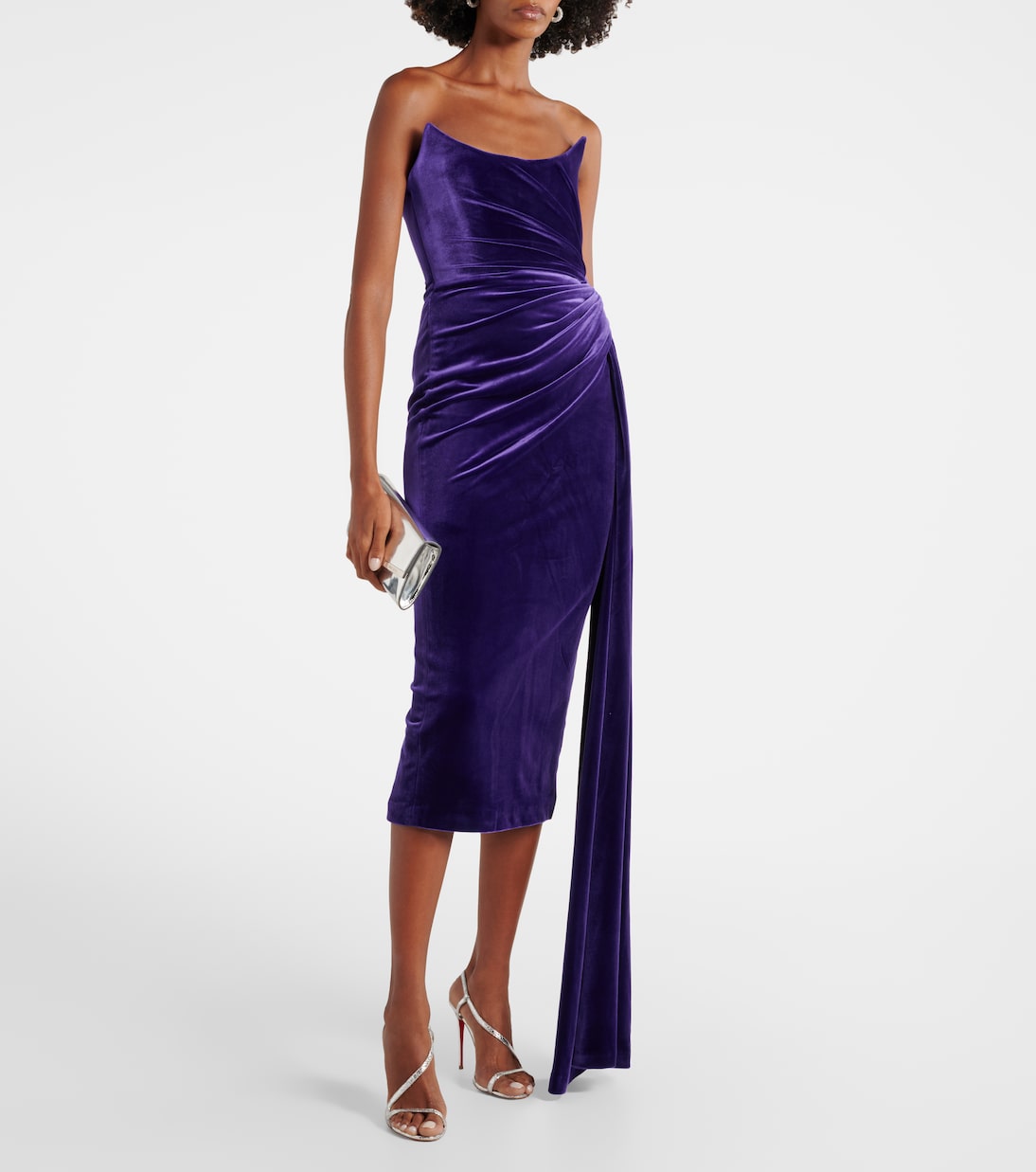 Robe longue bustier | Alex Perry