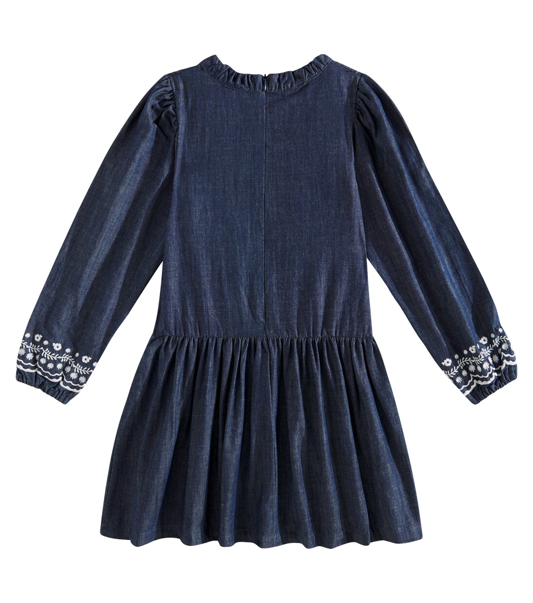 Robe brodée en jean | Tartine et Chocolat