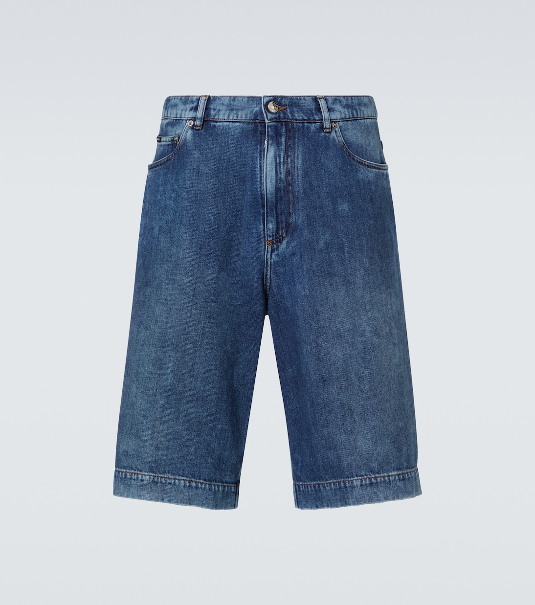 Logo denim Bermuda shorts | Dolce&Gabbana