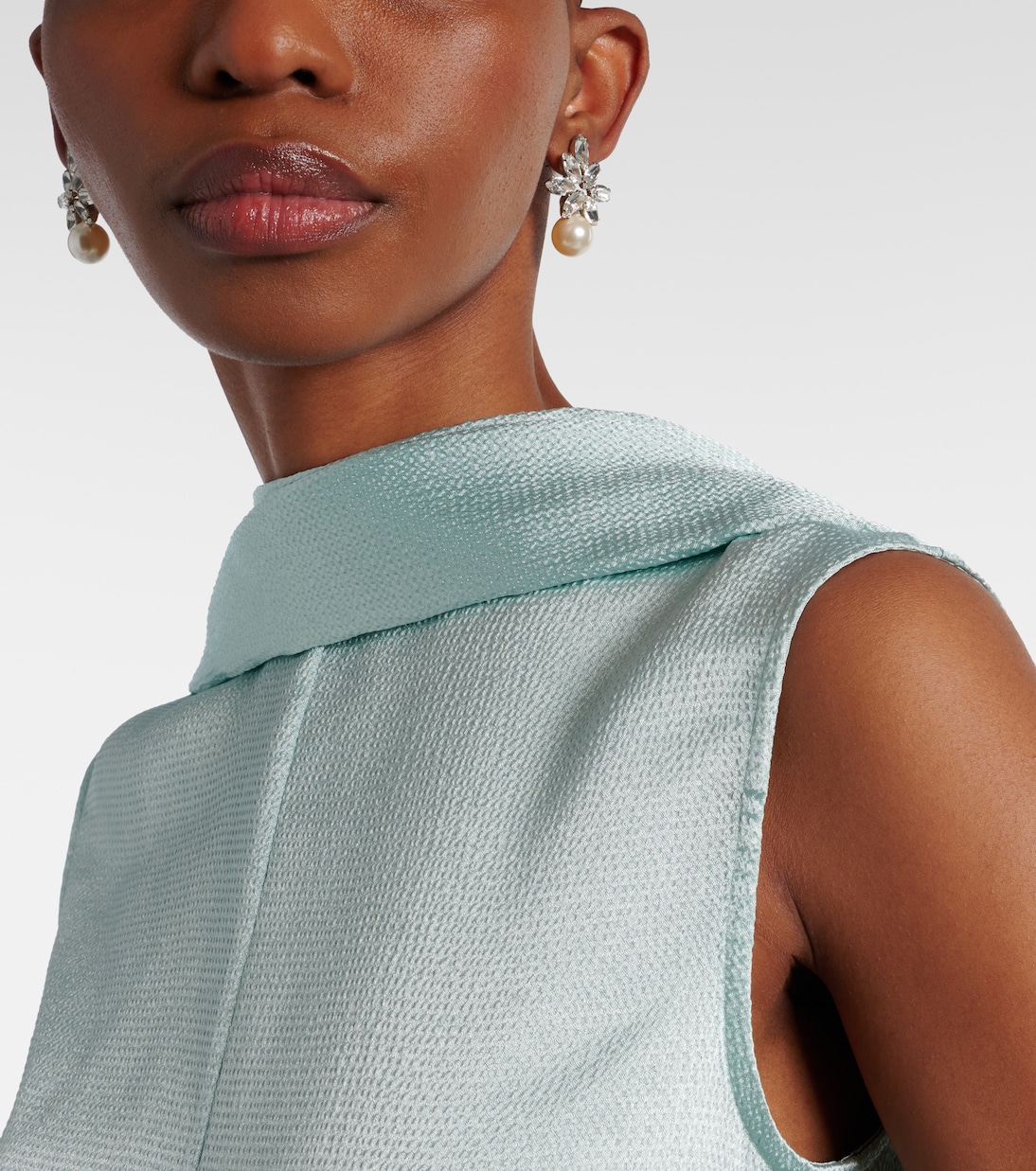 Boucles d'oreilles Liza à cristaux et perles fantaisie | Jennifer Behr