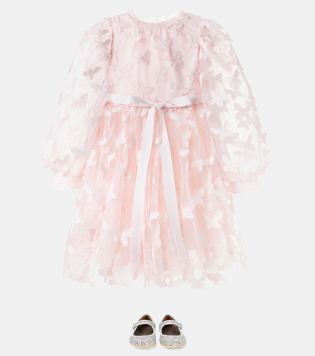 Robe brodée en tulle | Petite Amalie  