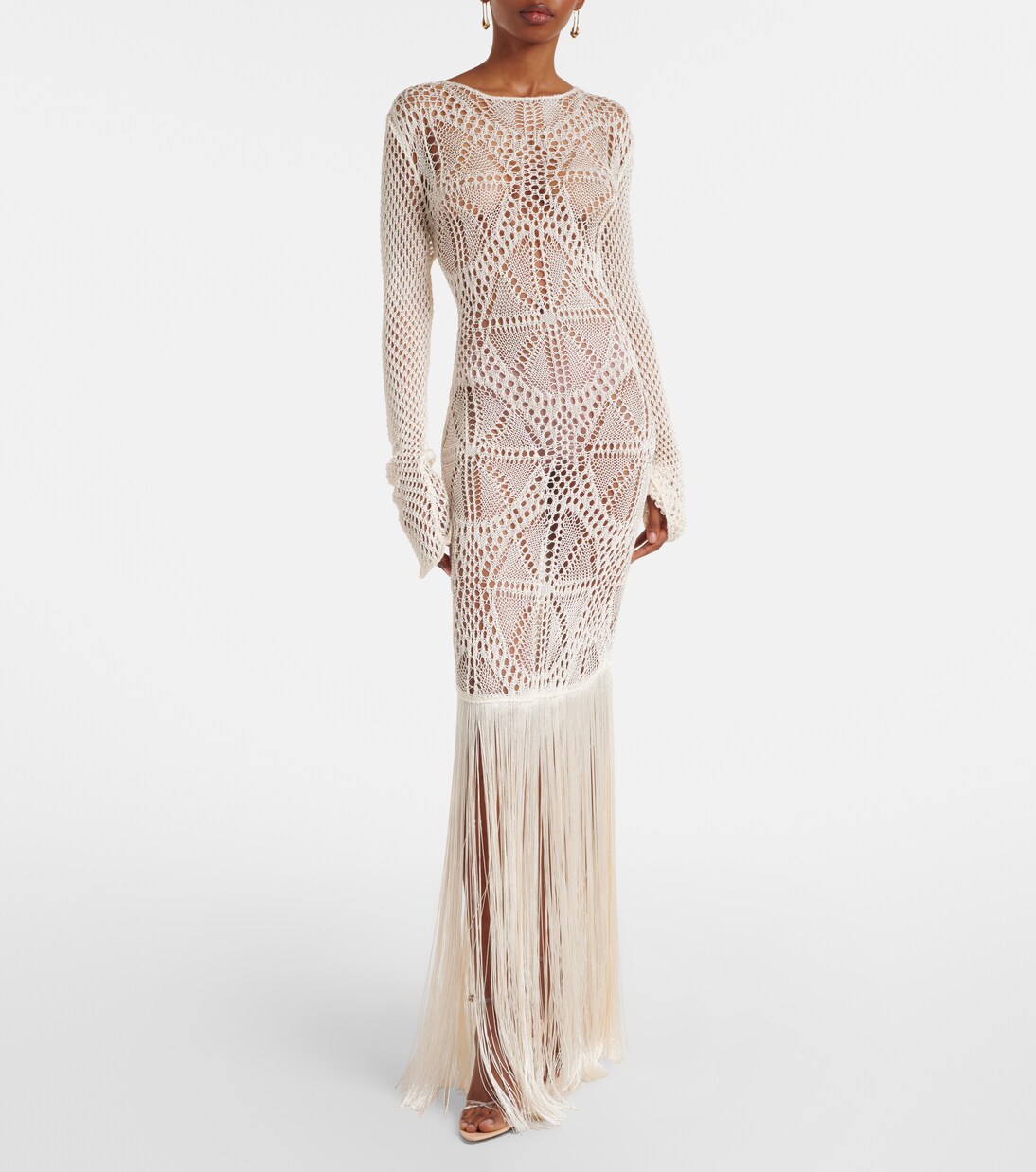 Robe longue en crochet | Stella McCartney
