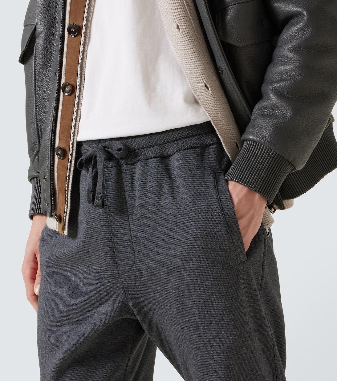 Cotton-blend sweatpants | Brioni