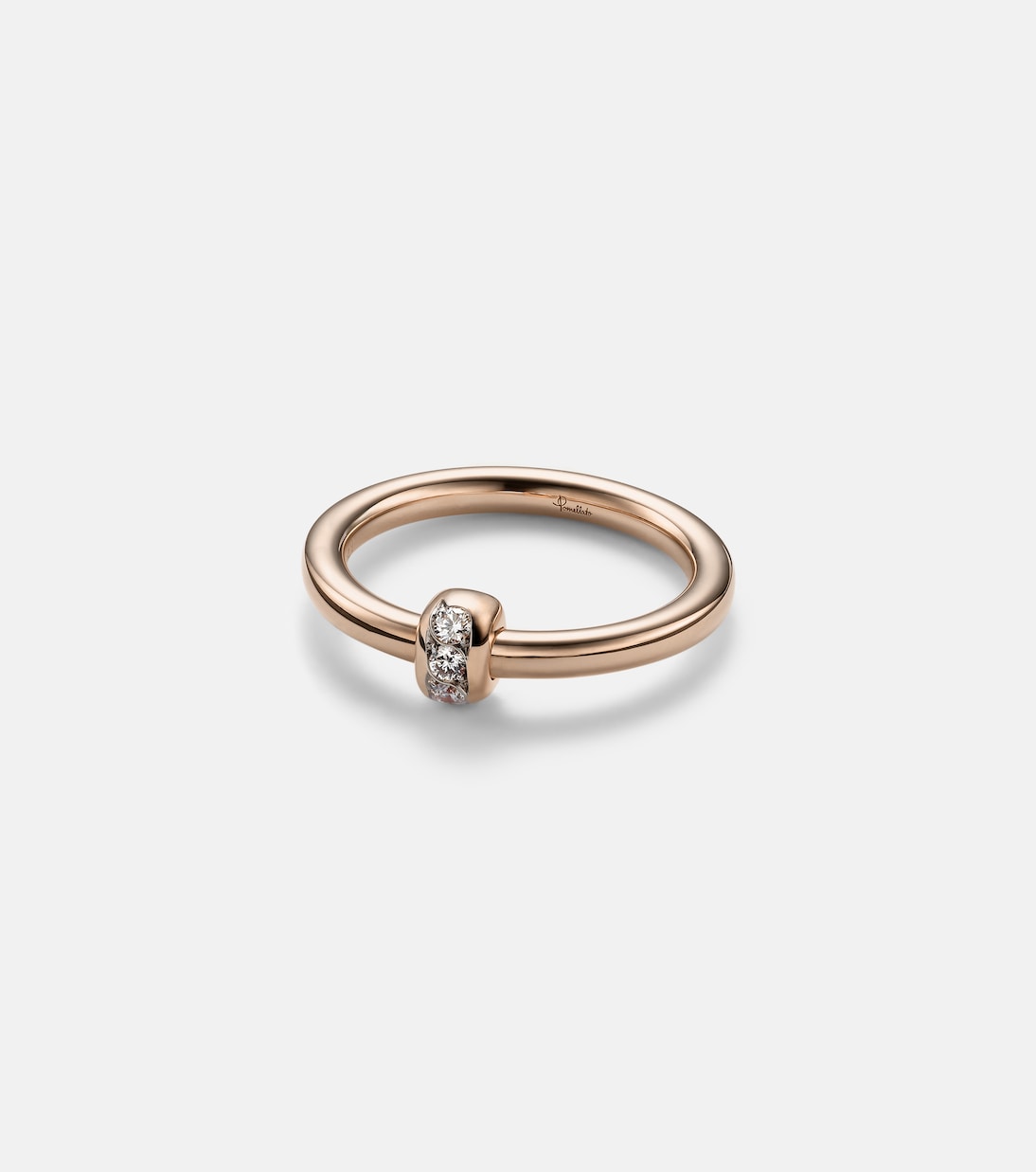 Pomellato Together 18kt rose gold ring with diamonds | Pomellato