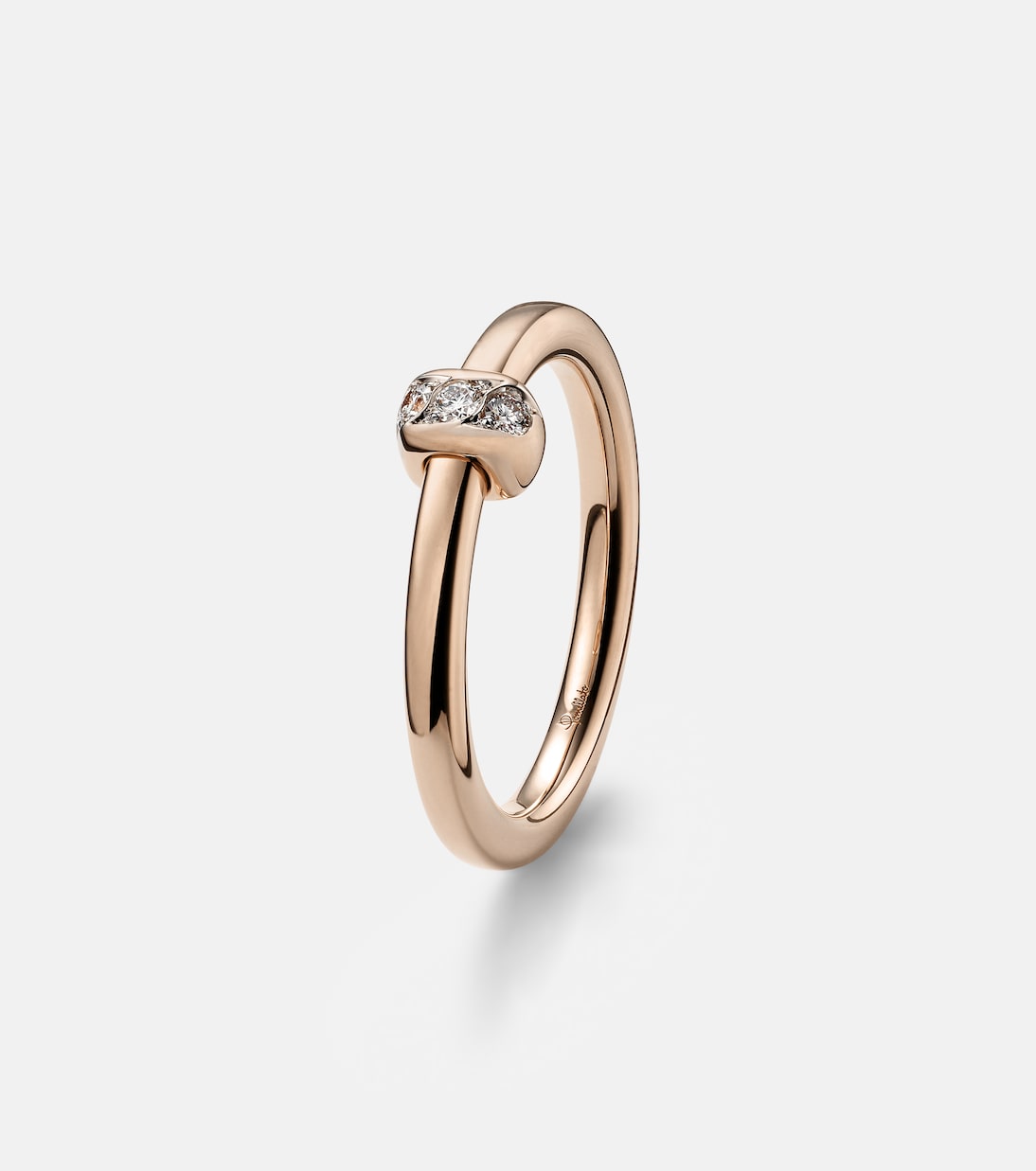 Pomellato Together 18kt rose gold ring with diamonds | Pomellato