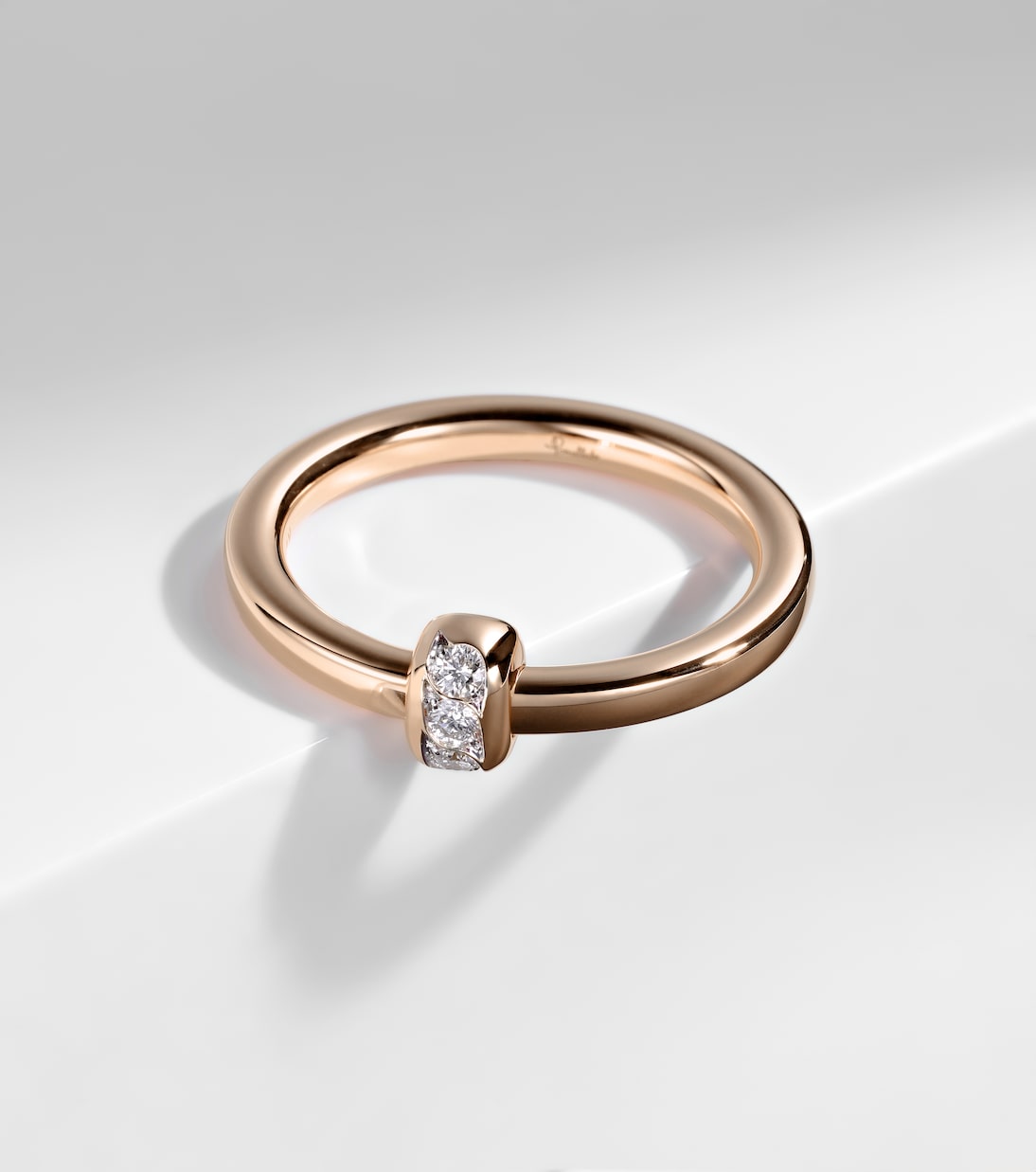 Pomellato Together 18kt rose gold ring with diamonds | Pomellato