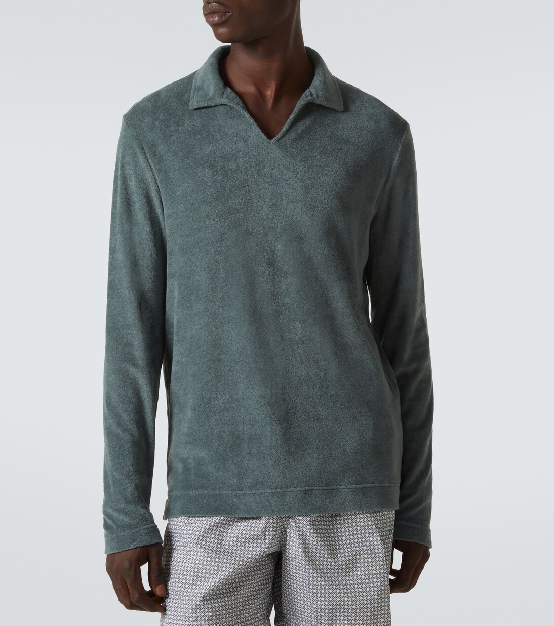 Peter cotton terry polo shirt | Fedeli