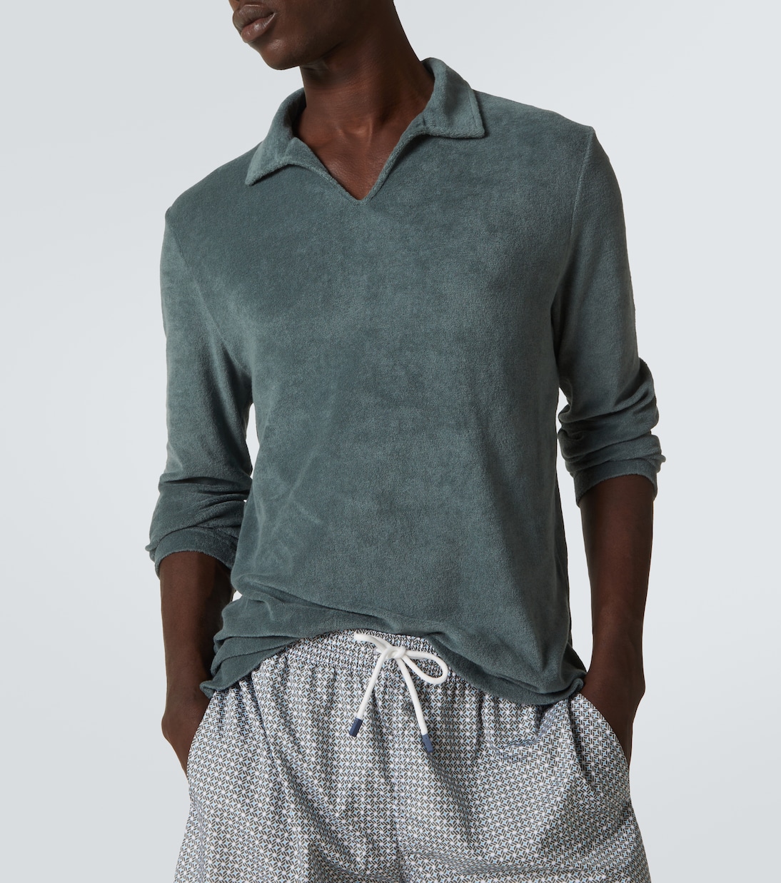 Peter cotton terry polo shirt | Fedeli