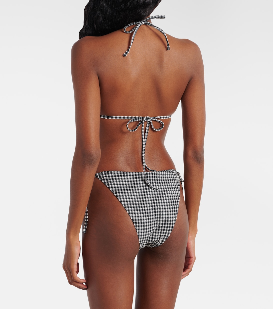 Bikini Sabrina aus Seersucker | Hunza G