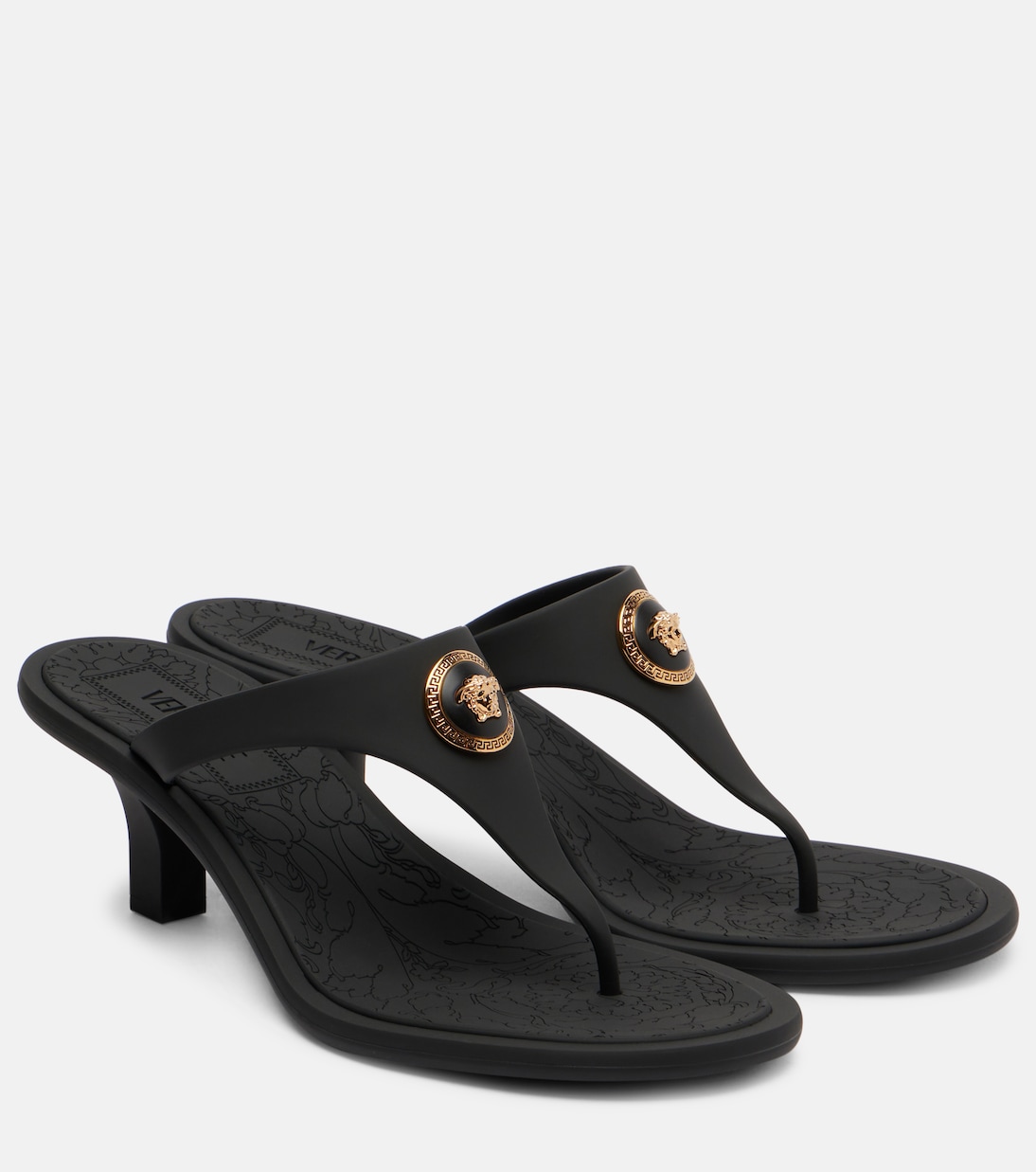 Alia Medusa 55 thong sandals | Versace