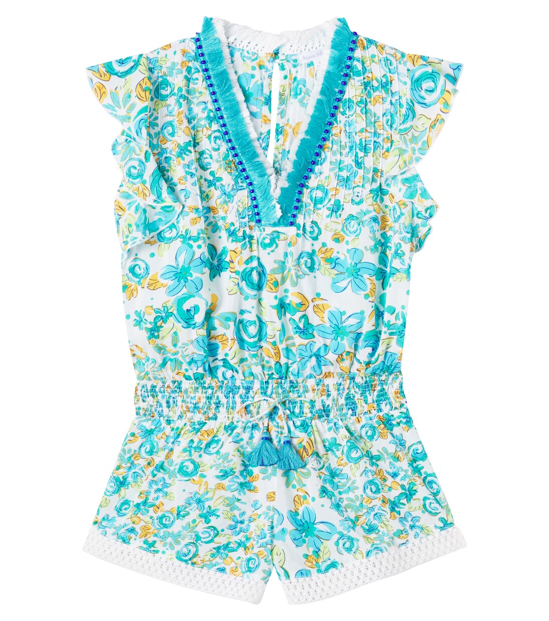 Sasha floral romper | Poupette St Barth Kids