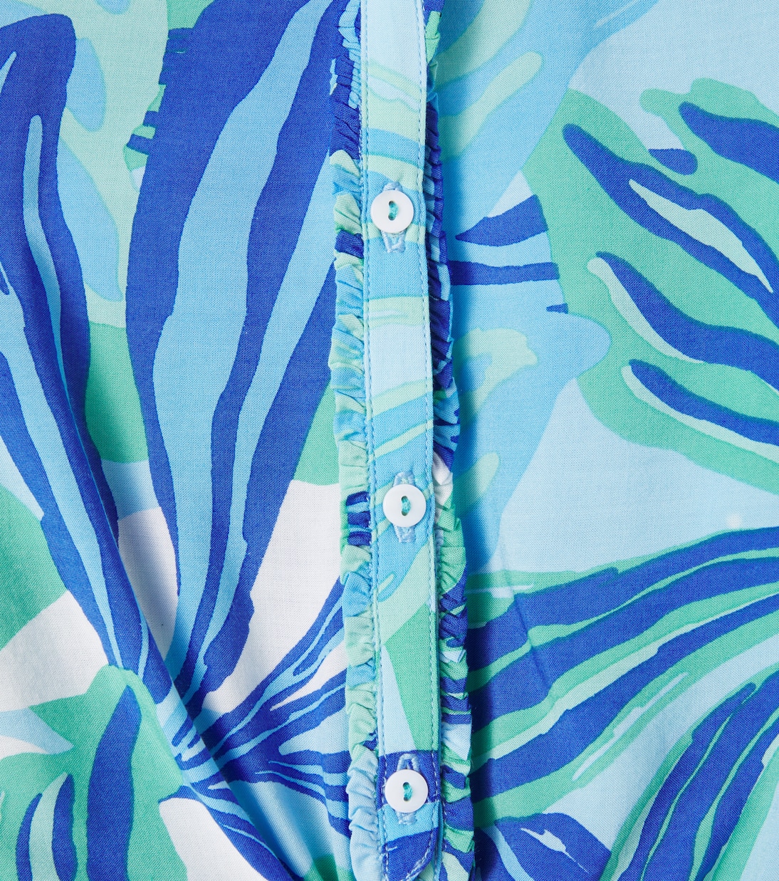 Azia printed blouse | Poupette St Barth Kids