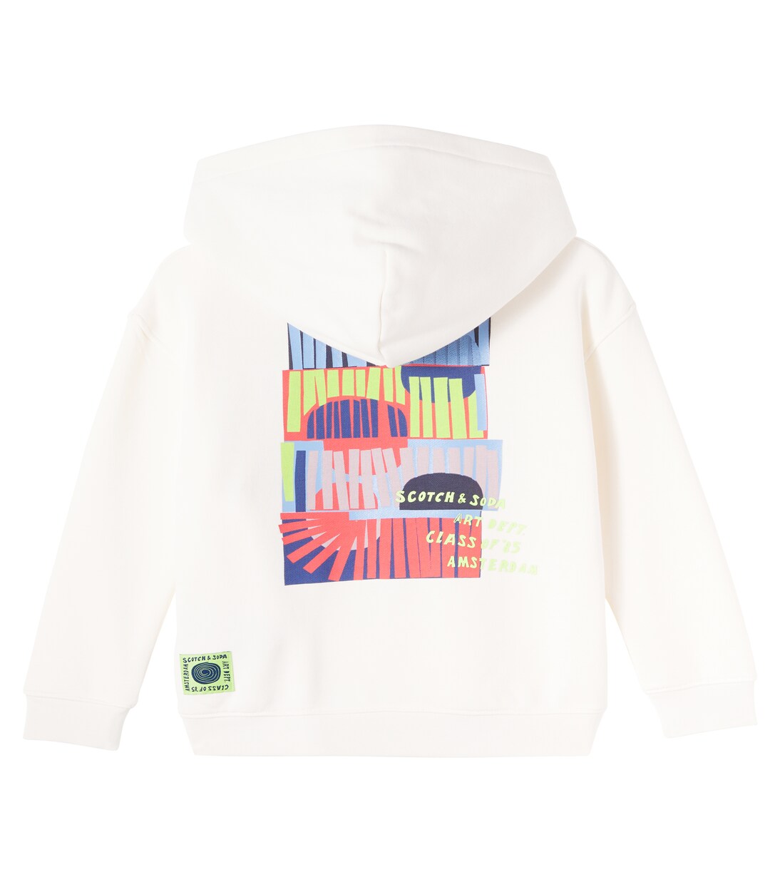 Printed cotton-blend hoodie | Scotch & Soda Kids