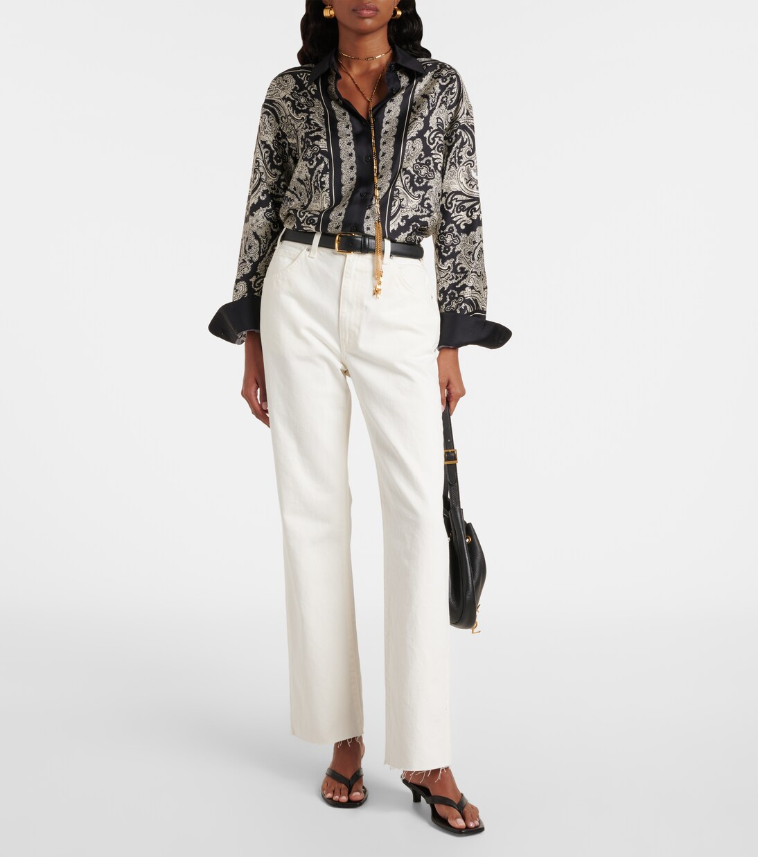 Calla high-rise cropped straight jeans | Nili Lotan