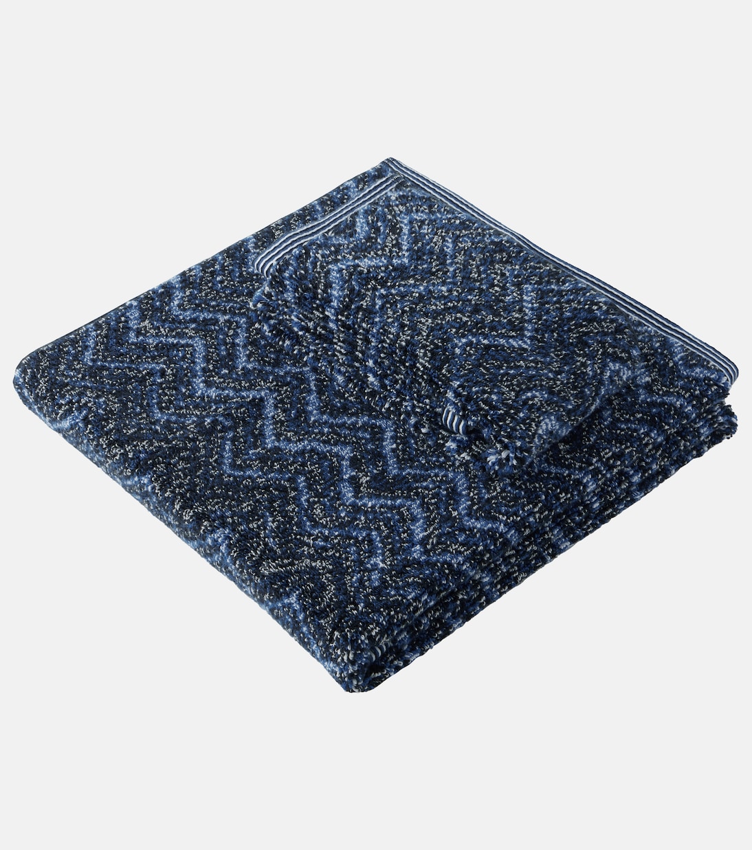 Azul set of 2 cotton terry towels | Missoni