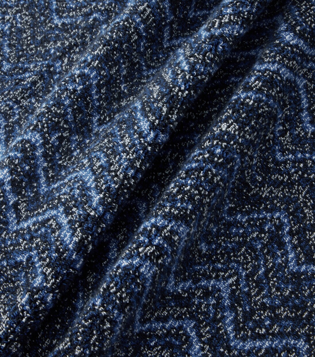 Azul set of 2 cotton terry towels | Missoni