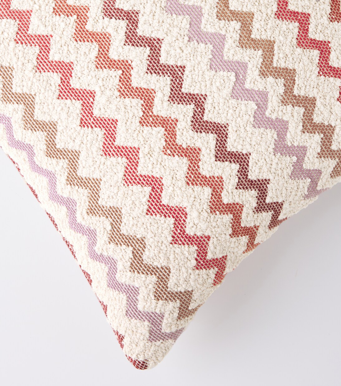 Capri Zigzag bouclé cushion | Missoni