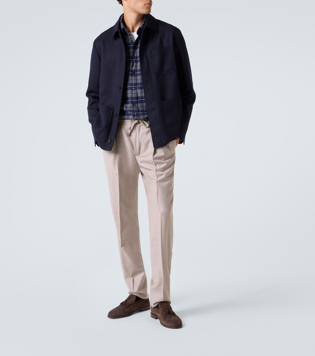 Virgin wool field jacket | Slowear