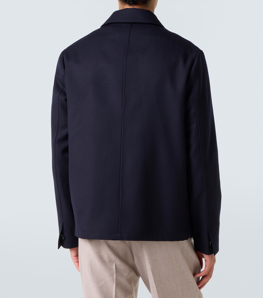Virgin wool field jacket | Slowear
