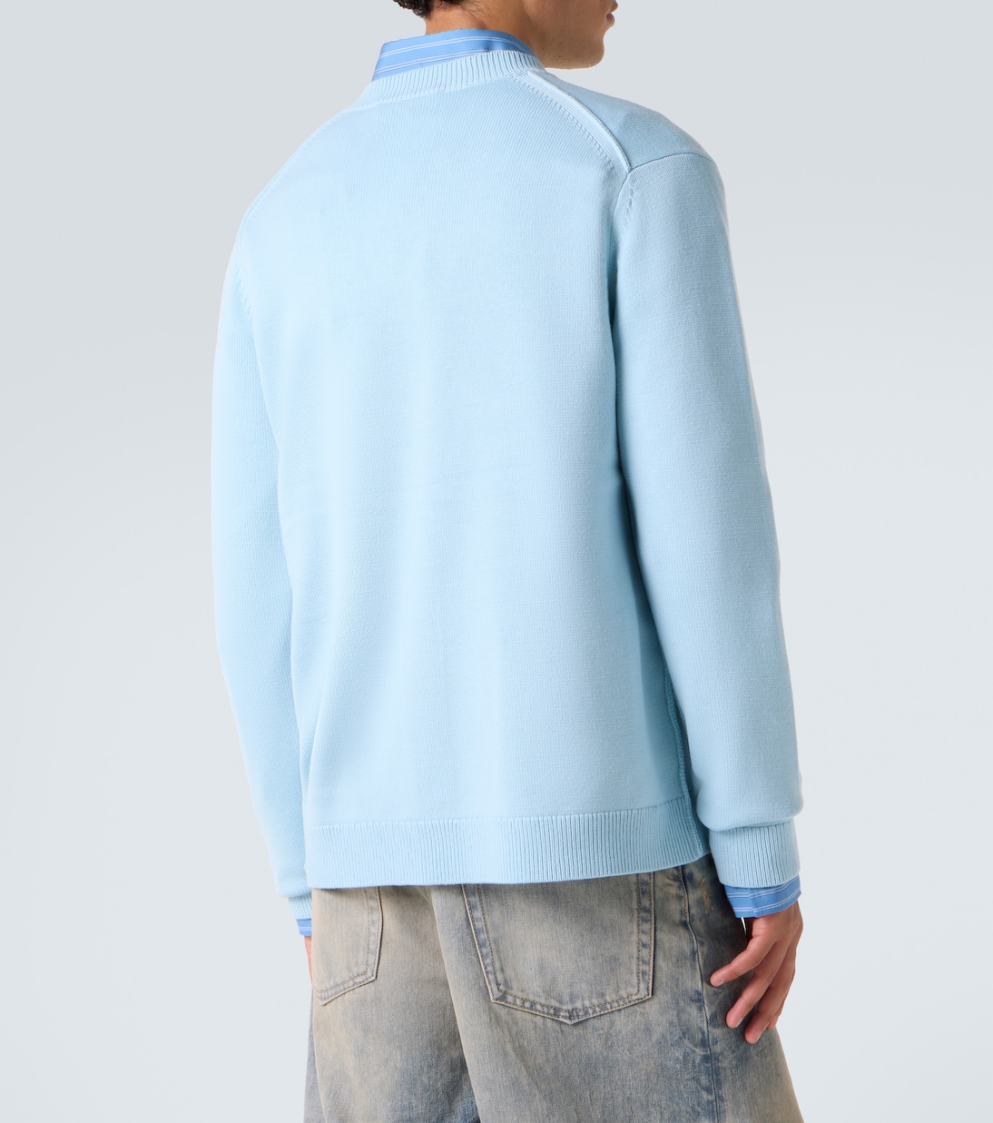 Cardigan in lana con ricamo | Acne Studios