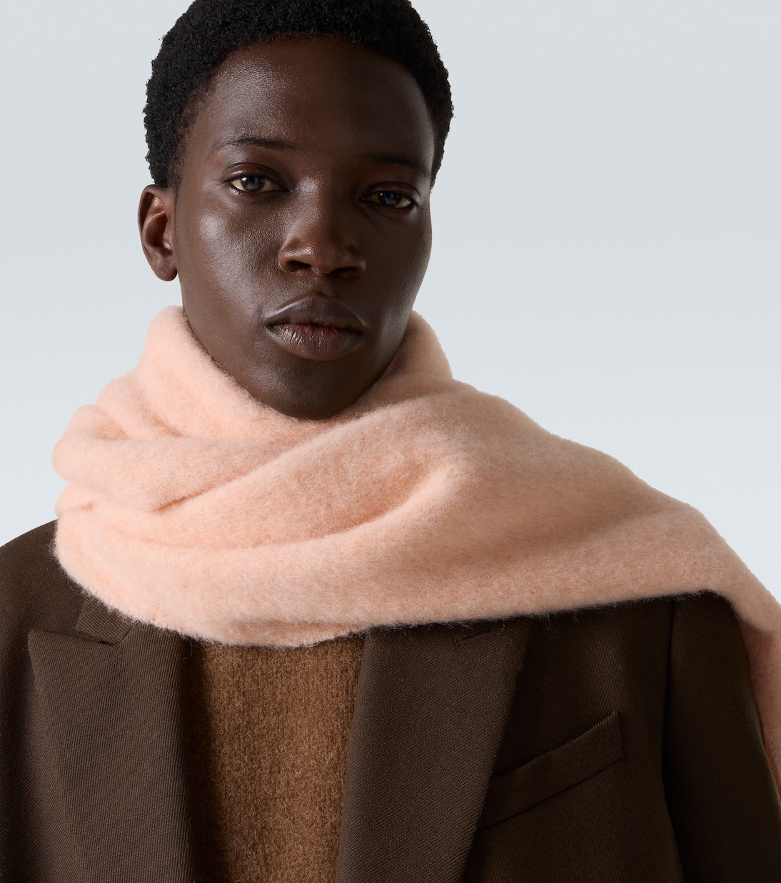 Ami de Cœur alpaca and wool-blend scarf | Ami Paris