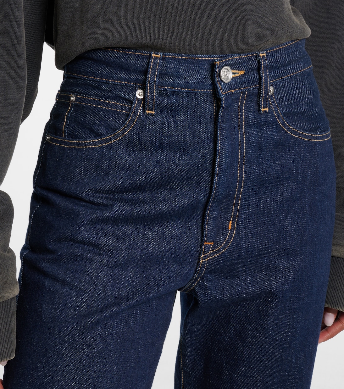 London high-rise straight jeans | Slvrlake