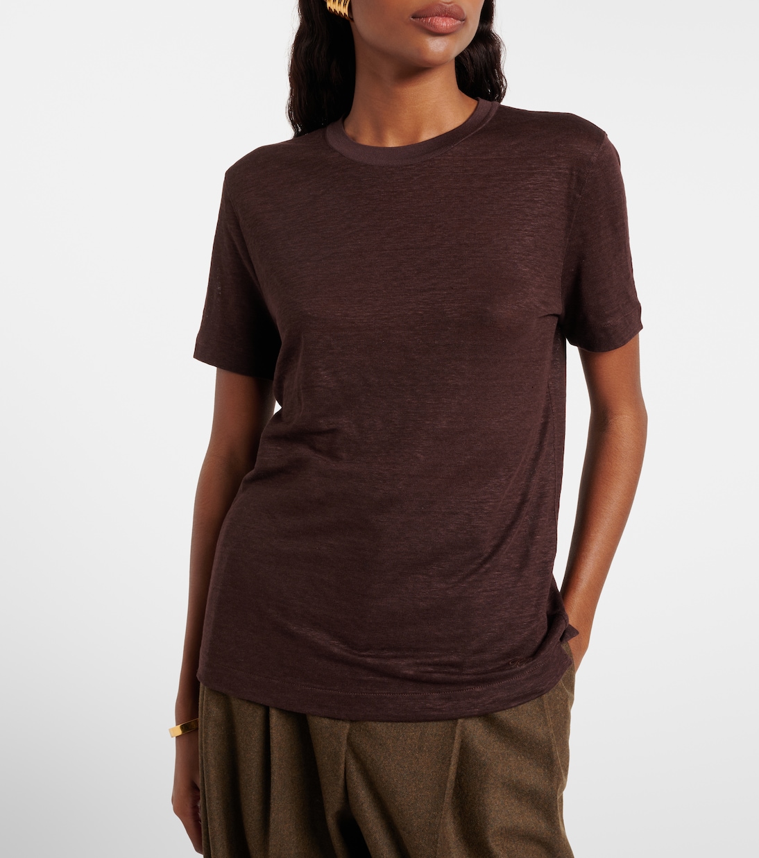 Gargano linen jersey T-shirt | Loro Piana