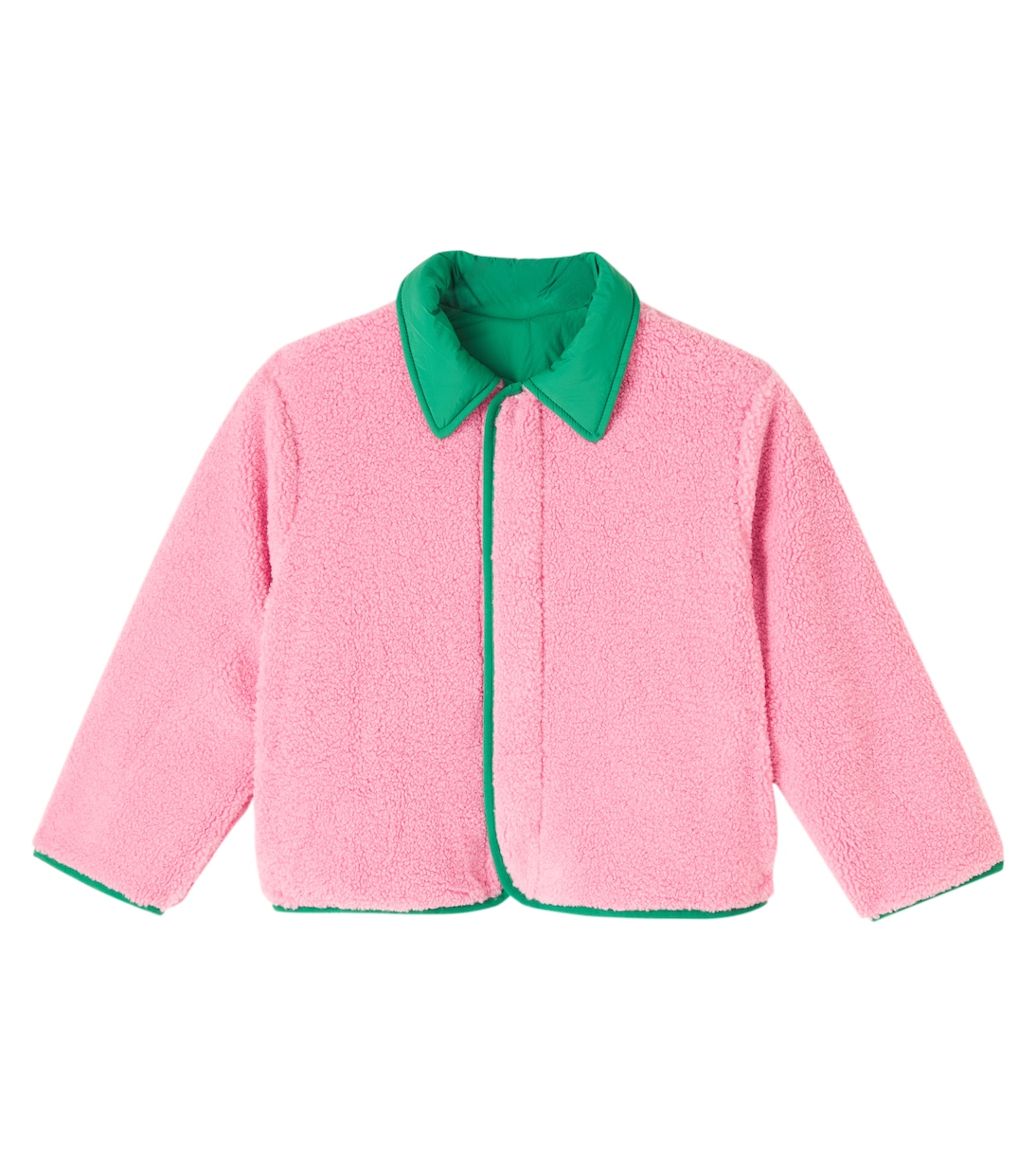 Wendbare Jacke Clover mit Teddyfleece | Bobo Choses