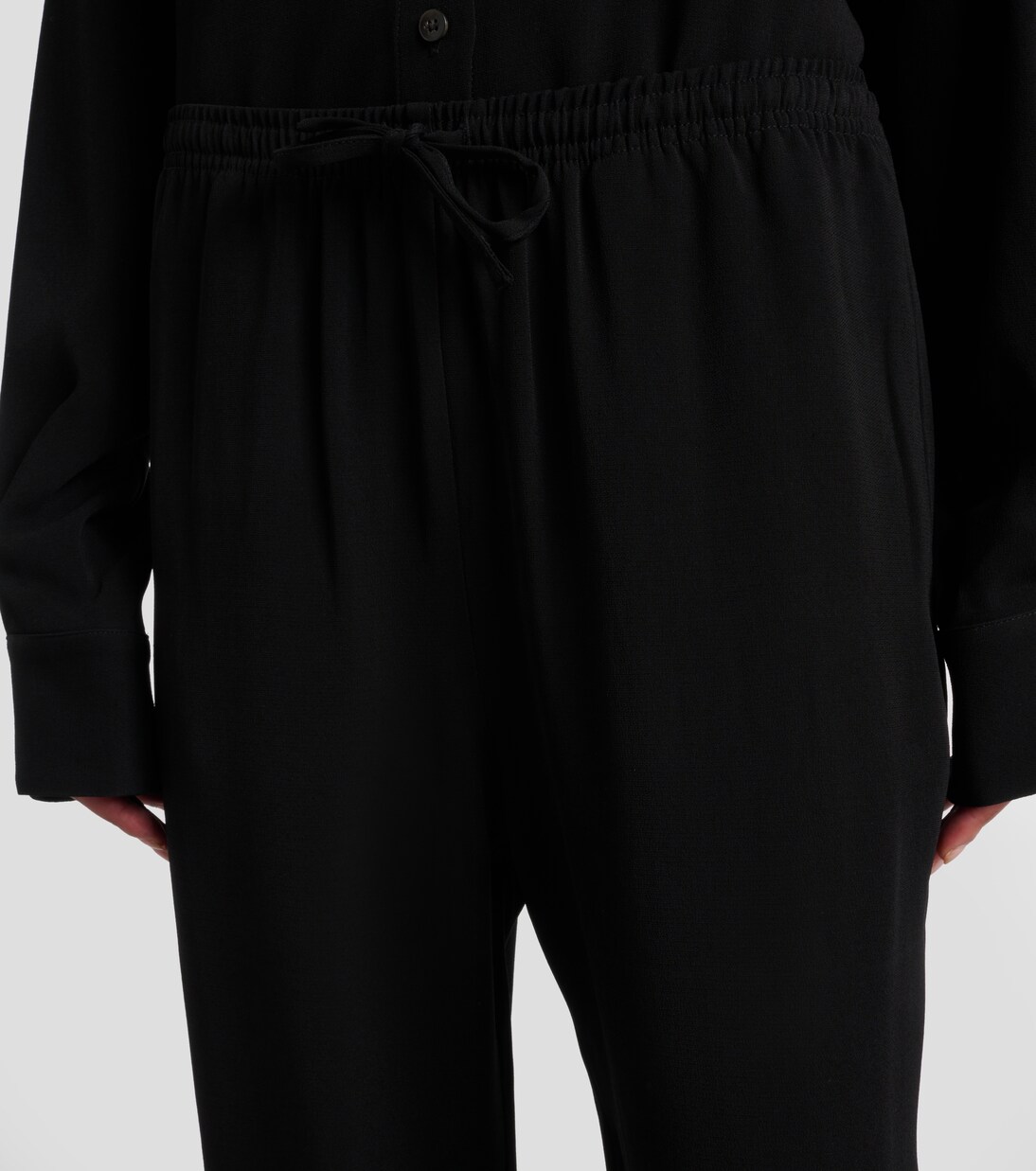 Pantalon droit Aurelia à taille haute | Asceno