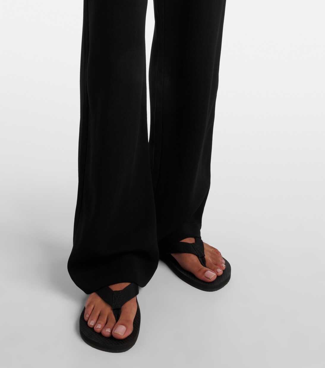 Pantalon droit Aurelia à taille haute | Asceno